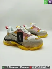 Кроссовки Balenciaga Triple s Баленсиага салатовые